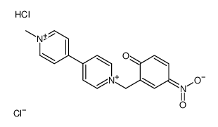 1-(N-methyl-4,4'-bipyridinium)-1-(2-hydroxy-5-nitrophenyl)methane结构式
