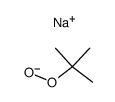 Sodium tert-butyl peroxide structure