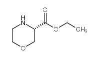 吗啉-3-羧酸-(S)-乙酯结构式