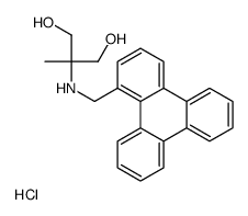 2-methyl-2-(triphenylen-1-ylmethylamino)propane-1,3-diol,hydrochloride Structure