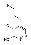 5-chloro-4-(2-fluoroethoxy)-1H-pyridazin-6-one结构式