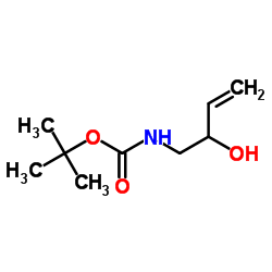 Carbamic acid, (2-hydroxy-3-butenyl)-, 1,1-dimethylethyl ester (9CI)结构式
