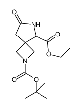 2-(叔丁基)5-乙基7-羟基-2,6-二氮杂螺[3.4]辛-6-烯-2,5-二羧酸酯结构式