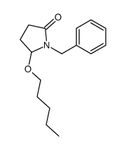 (+-)-5-(Pentyloxy)-1-(phenylmethyl)-2-pyrrolidinone结构式