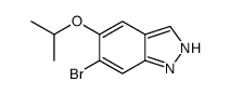 6-溴-5-异丙氧基-1H-吲唑结构式