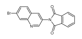 2-(7-bromoquinolin-3-yl)isoindoline-1,3-dione Structure