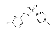 (S)-1-tosyloxy-2-acetyloxy-3-butene Structure