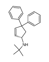 (S)-(-)-N-tert-butyl-4,4-diphenyl-2-cyclopentenylamine Structure