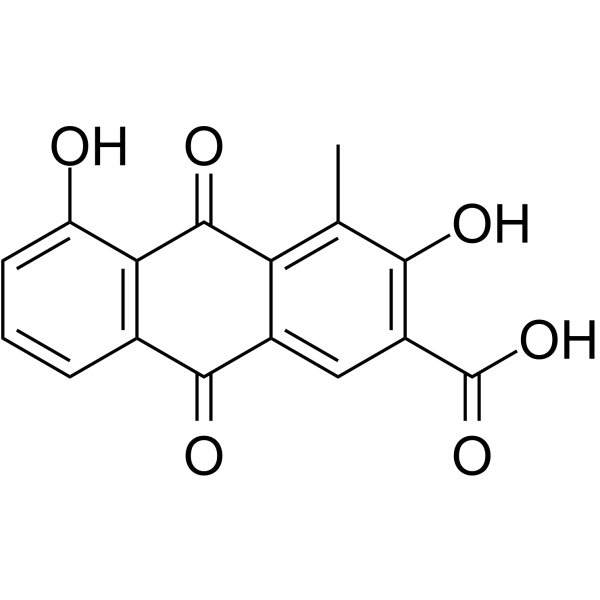 1-Methyl-2, 8-dihydroxy3-carboxy-9, 10-anthraquinone picture
