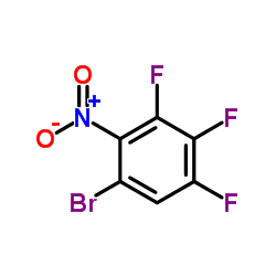 1-溴-3,4,5-三氟-2-硝基苯结构式