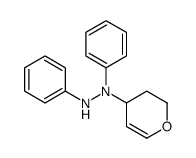 1-(3,4-dihydro-2H-pyran-4-yl)-1,2-diphenylhydrazine结构式