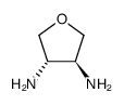 DL-3,4-Diaminotetrahydrofuran结构式