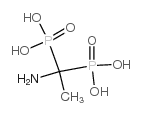 (1-aminoethylidene)bisphosphonic acid structure