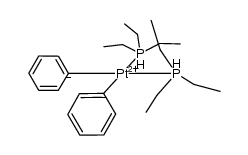 cis-[Pt(PEt3)2(C6H5)2]结构式