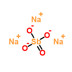 trisodium antimonate(3-)结构式