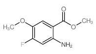 Methyl 2-amino-4-fluoro-5-methoxybenzoate Structure