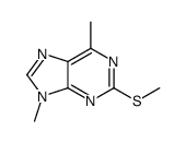 6,9-dimethyl-2-methylsulfanylpurine Structure