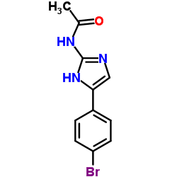 N-[5-(4-Bromophenyl)-1H-imidazol-2-yl]acetamide结构式