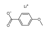 p-methoxybenzoic acid Li-salt结构式