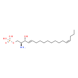 (4E,14Z)-丁二烯-C18-1-磷酸结构式