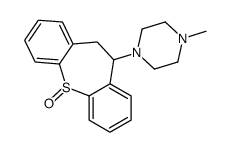 5-(4-methylpiperazin-1-yl)-5,6-dihydrobenzo[b][1]benzothiepine 11-oxide结构式