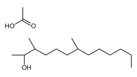 acetic acid,(2S,3R,7R)-3,7-dimethyltridecan-2-ol结构式