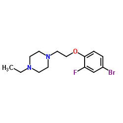 1-[2-(4-Bromo-2-fluorophenoxy)ethyl]-4-ethylpiperazine结构式