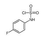 N-(4-fluorophenyl)sulfamoyl chloride Structure