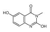 2,4(1H,3H)-Quinazolinedione, 6-hydroxy-3-methyl-结构式