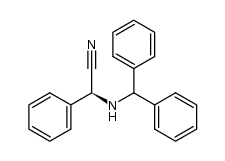 (S)-α-[(diphenylmethyl)amino]-α-phenylacetonitrile Structure