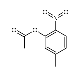 5-methyl-2-nitrophenyl acetate Structure
