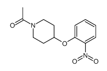 1-[4-(2-nitrophenoxy)piperidin-1-yl]ethanone Structure