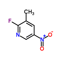 2-Fluoro-5-nitro-3-picoline Structure