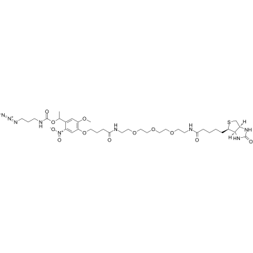 PC Biotin-PEG3-azide Structure