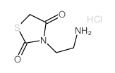 3-(2-氨基乙基)-噻唑烷-2,4-二酮,盐酸结构式