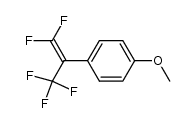 1-methoxy-4-(perfluoroprop-1-en-2-yl)benzene Structure