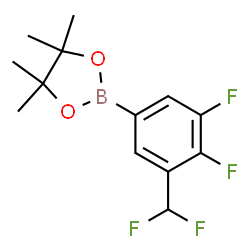 2-(3-(Difluoromethyl)-4,5-difluorophenyl)-4,4,5,5-tetramethyl-1,3,2-dioxaborolane Structure