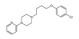 1-[4-(4-chlorophenoxy)butyl]-4-pyridin-2-ylpiperazine Structure