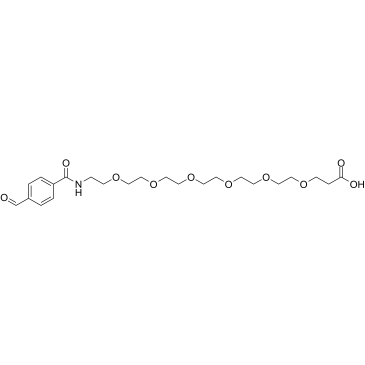 Ald-Ph-PEG6-acid结构式