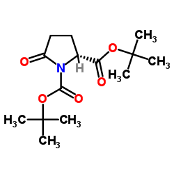 (2R)-5-Oxo-1,2-pyrrolidinedicarboxylic acid 1,2-bis(tert-butyl) ester picture