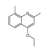 Quinoline, 4-ethoxy-2,8-dimethyl- (9CI)结构式