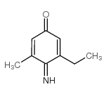 2,5-Cyclohexadien-1-one,3-ethyl-4-imino-5-methyl-(9CI)结构式