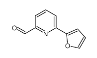 6-(2-呋喃基)-2-吡啶甲醛结构式