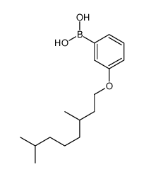 3-(3,7-Dimethyloctyloxy)benzeneboronic acid structure