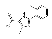 5-methyl-2-(2-methylphenyl)-1H-imidazole-4-carboxylic acid Structure