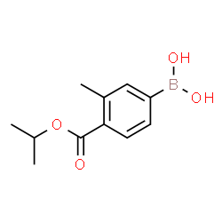 4-(Isopropoxycarbonyl)-3-methylphenylboronic acid structure
