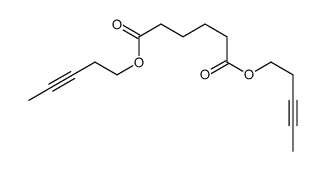 bis(pent-3-ynyl) hexanedioate结构式