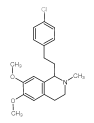 Isoquinoline,1-[2-(4-chlorophenyl)ethyl]-1,2,3,4-tetrahydro-6,7-dimethoxy-2-methyl- picture