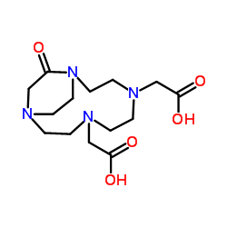 2,2'-(11-Oxo-1,4,7,10-tetraazabicyclo[8.2.2]tetradecane-4,7-diyl)diacetic acid Structure
