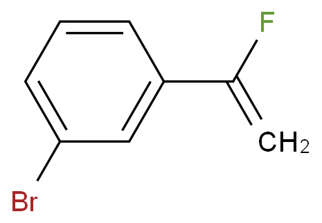 1-bromo-3-(1-fluoroethenyl)benzene结构式